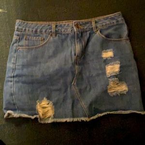 Jean skirt